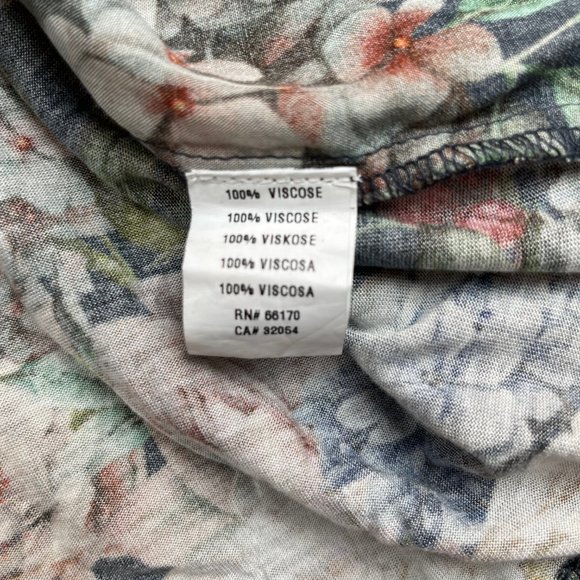 Anthropologie BL-NK Stephanie Long Sleeve Floral Top Blouse Women's Size XS - Picture 14 of 14